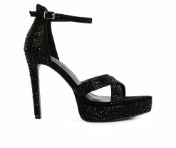 Top 10 👍 Women's Rag & Co Regalia Platform 👗 Dress 🩴 Sandals Black 🤩