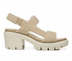 Best Sale 🥰 Women's Dr. Scholls Almost There Platform 🩴 Sandals Sand 🔥