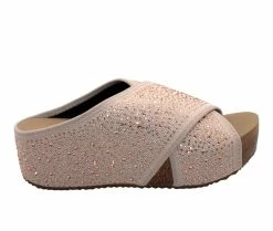Best reviews of 👏 Women's Volatile Dixiedust Platform Wedge 🩴 Sandals Champagne 🥰