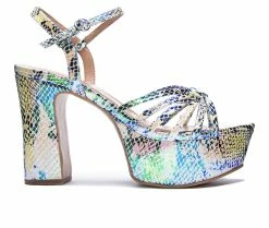 Top 10 ⭐ Women's Chinese Laundry Doll Platform 👠 Heels Opal Multi 😍