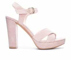 Coupon 🧨 Women's Chinese Laundry Z-Always Platform 👗 Dress 🩴 Sandals Dk Nude 🎉