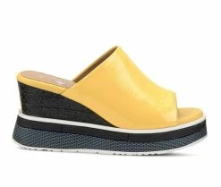 Flash Sale 👏 Women's L'Artiste Alurrin Platform Wedges Yellow 💯