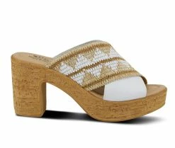 Brand new 😀 Women's SPRING STEP Tribeca 👗 Dress 🩴 Sandals White Multi ⭐