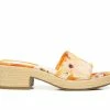 Coupon 🎁 Women's Franco Sarto Pony 3 Platform 👗 Dress 🩴 Sandals Melon 🔔