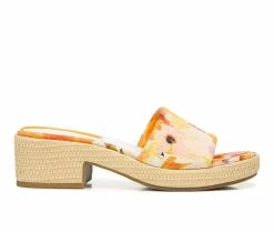 Coupon 🎁 Women's Franco Sarto Pony 3 Platform 👗 Dress 🩴 Sandals Melon 🔔