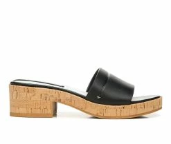 Cheapest ✨ Women's Franco Sarto Pony Heeled 👗 Dress 🩴 Sandals Black 🎁