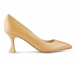 Best deal 👏 Women's Nine West Workin Pumps Light Tan 😀