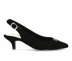Best Sale 🛒 Women's Easy Street Maeve Pumps Black Suede 🎁