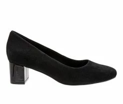 Promo 🧨 Women's Trotters Kari Pumps Black Suede 😉