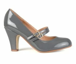 Best reviews of 👍 Women's Journee Collection Wendy Mary Jane Pumps Grey 🔥