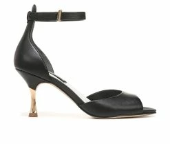 Top 10 💯 Women's Franco Sarto Rosie Pumps Black Leather ❤️