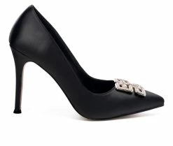 Cheapest 👏 Women's London Rag Prisca Pumps Black 🥰
