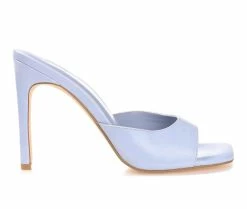 Cheapest 🌟 Women's Journee Collection Marlowe 👗 Dress 🩴 Sandals Blue 🌟