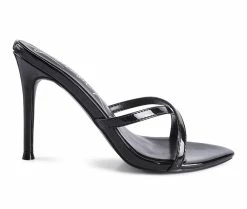 Discount ❤️ Women's London Rag Spellbound 👗 Dress 🩴 Sandals Black 🤩