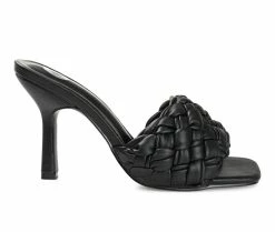 Budget 🤩 Women's Journee Collection Raquelah 👗 Dress 🩴 Sandals Black 🎁