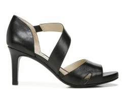 Best Pirce 👍 Women's LifeStride Mega 👗 Dress 🩴 Sandals Black 🌟