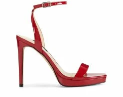 Best reviews of 👏 Women's Nine West Zadie 👗 Dress 🩴 Sandals Dark Red Patent 🎁