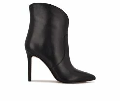 Brand new 🎉 Women's Nine West Tolate Heeled Booties Black Leather 🔔