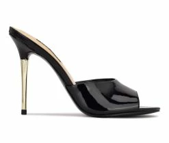 Budget 🧨 Women's Nine West Divas Stilettos Black Patent 🥰