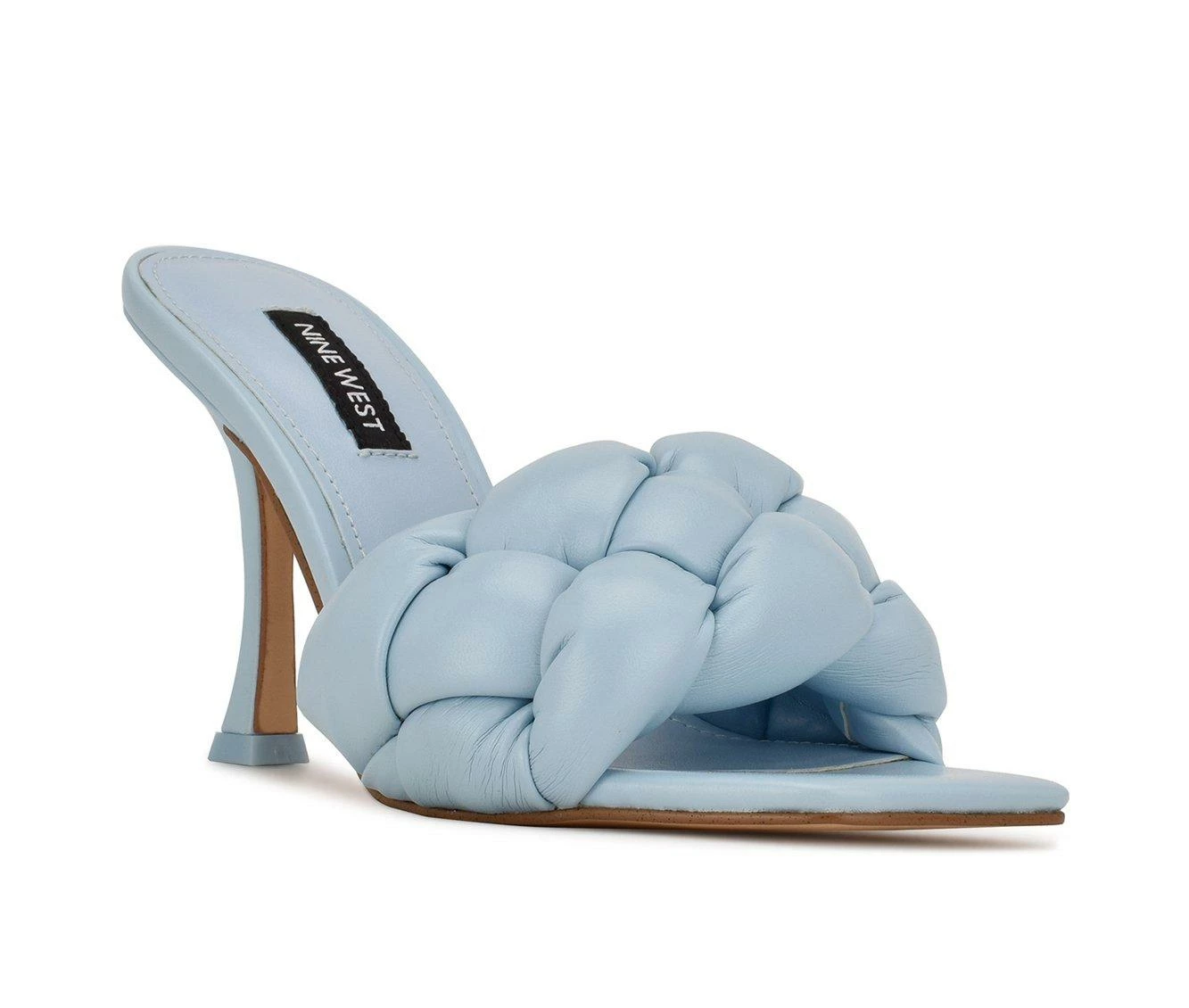 Wholesale π₯ Women's Nine West Yoyo Heeled π Dress π©΄ Sandals Light Blue π - Image 3