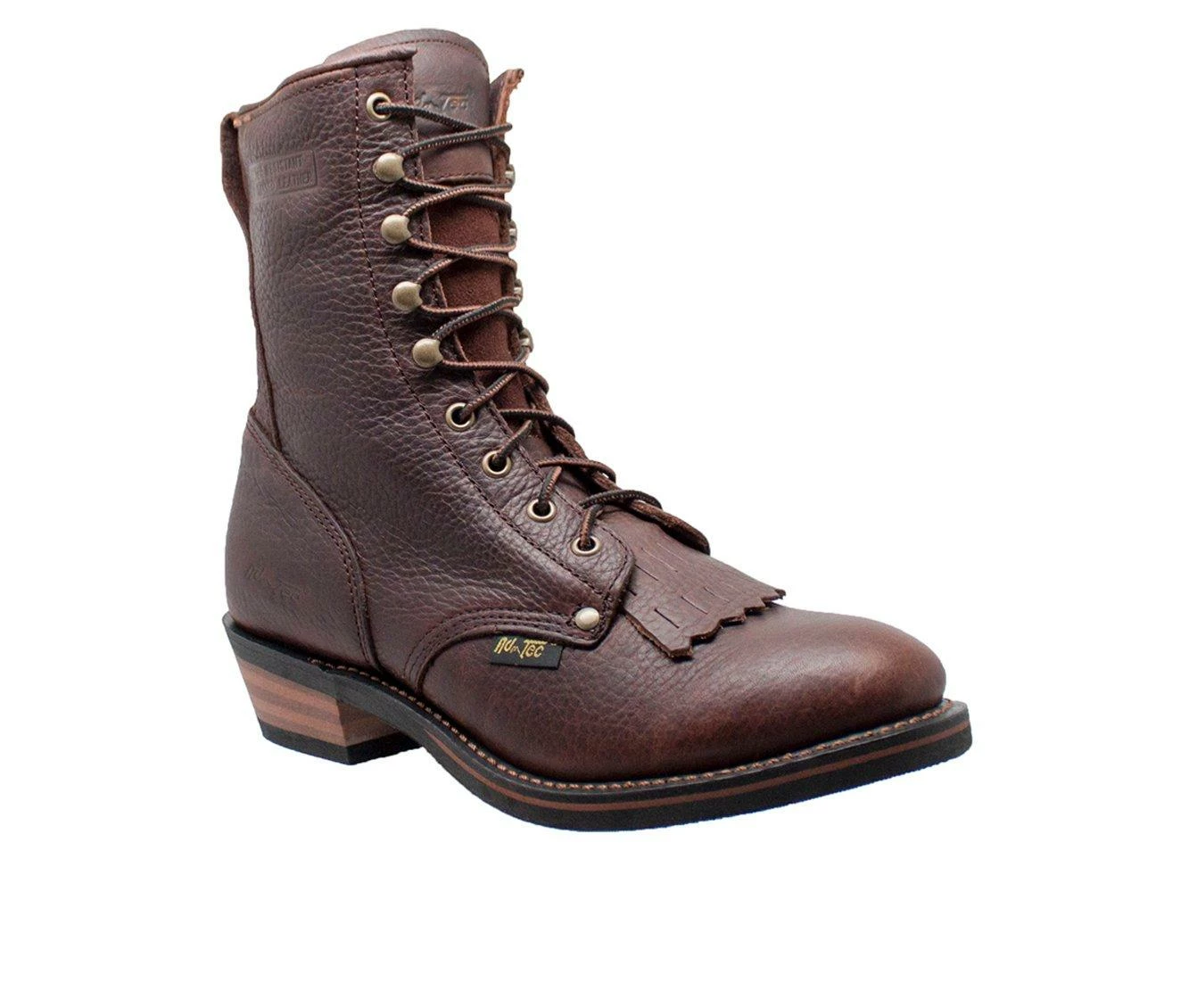 Wholesale 💯 Adults' AdTec 9" Packer Work 🥾 Boots Chestnut ✨ - Image 3