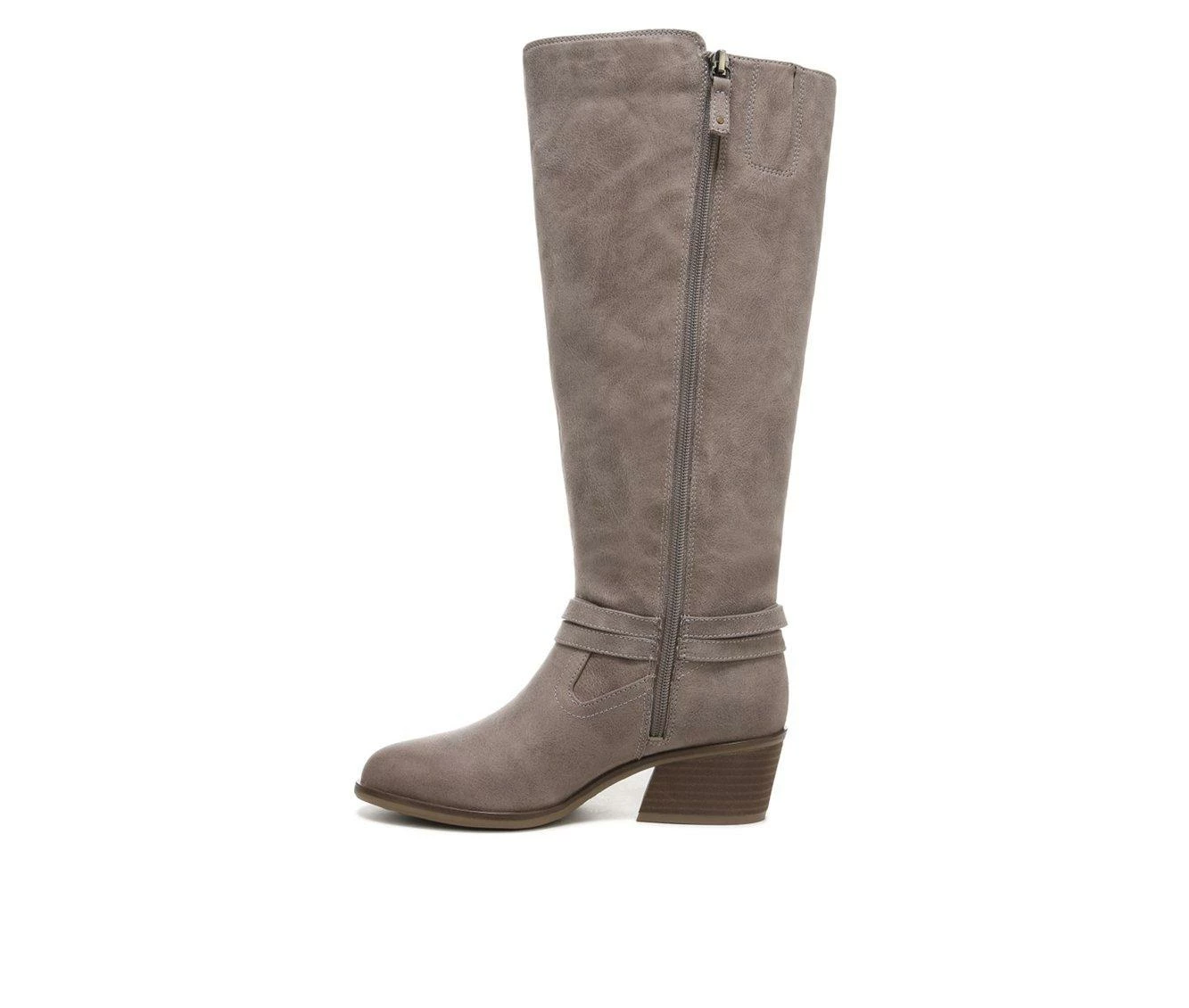 Best reviews of π₯° Women's Dr. Scholls Liberate Wide Calf Knee High Heeled π₯Ύ Boots Taupe β - Image 4