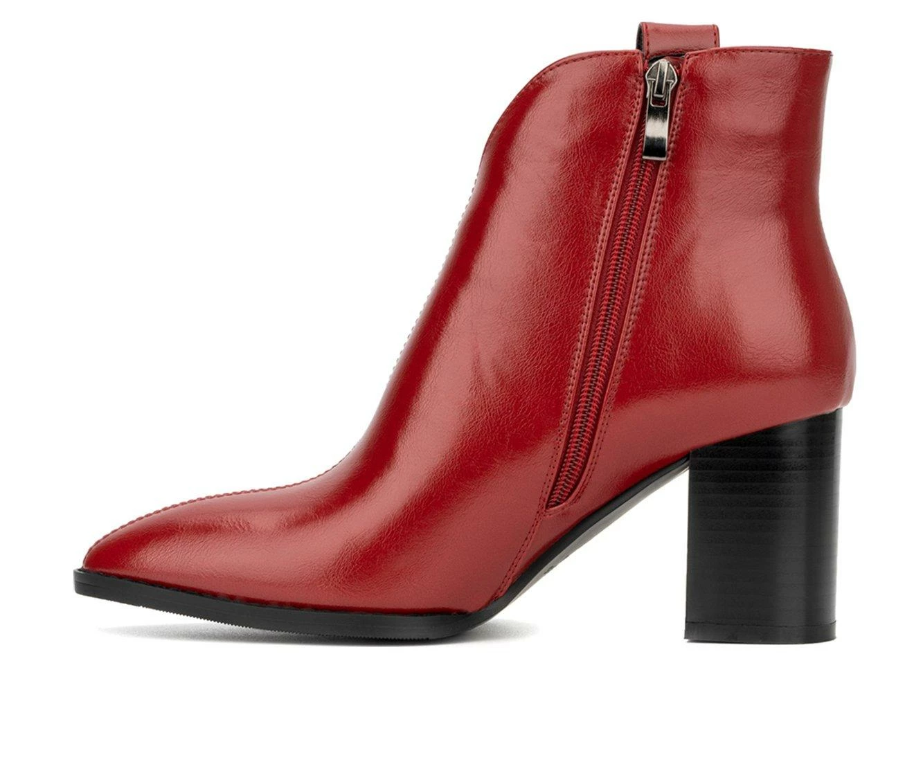 Best Pirce βοΈ Women's Torgeis Daralyn Heeled Booties Red π - Image 4