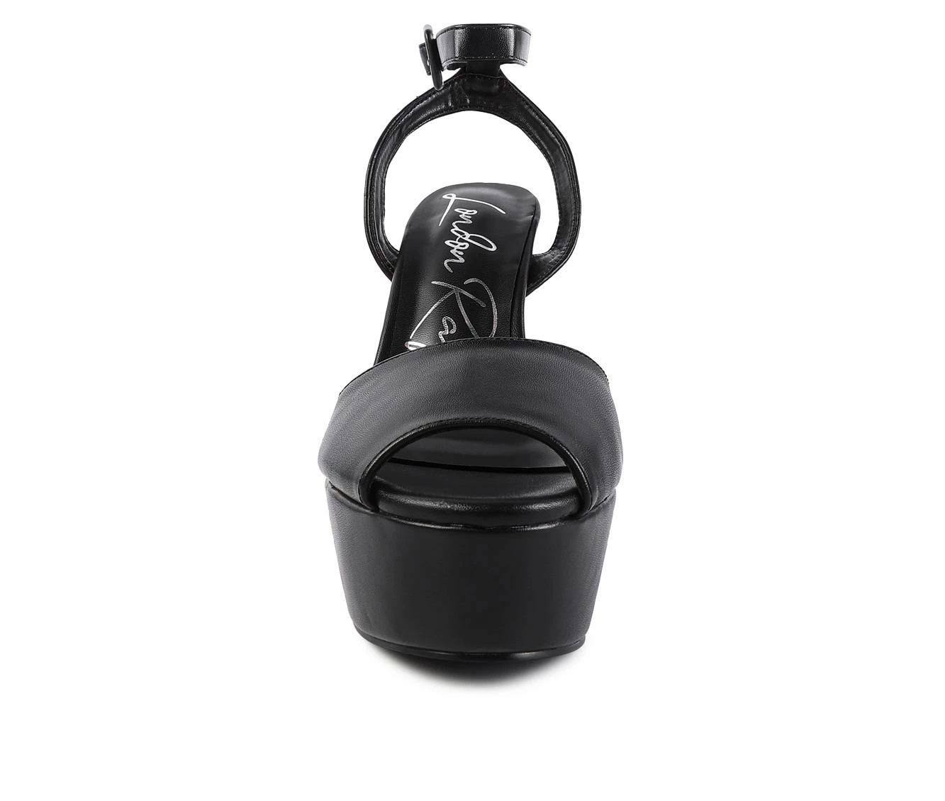 Brand new 𧨠Women's London Rag Roger Platform π Dress π©΄ Sandals Black π - Image 5