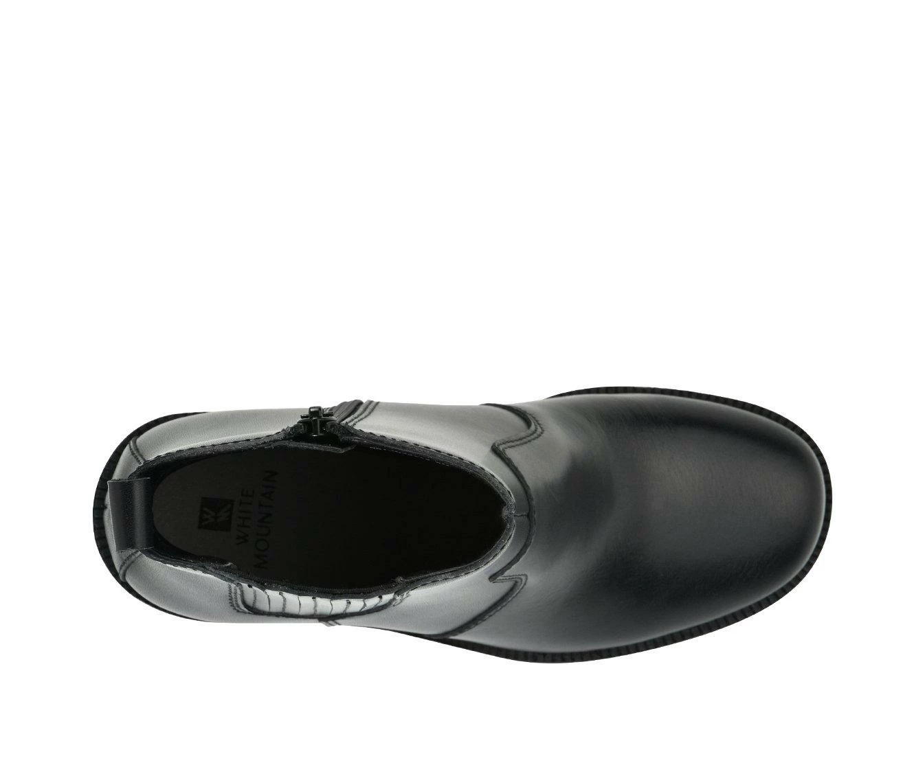 Promo ๐ Women's White Mountain Hawthorne Platform Booties Black Leather ๐ - Image 6